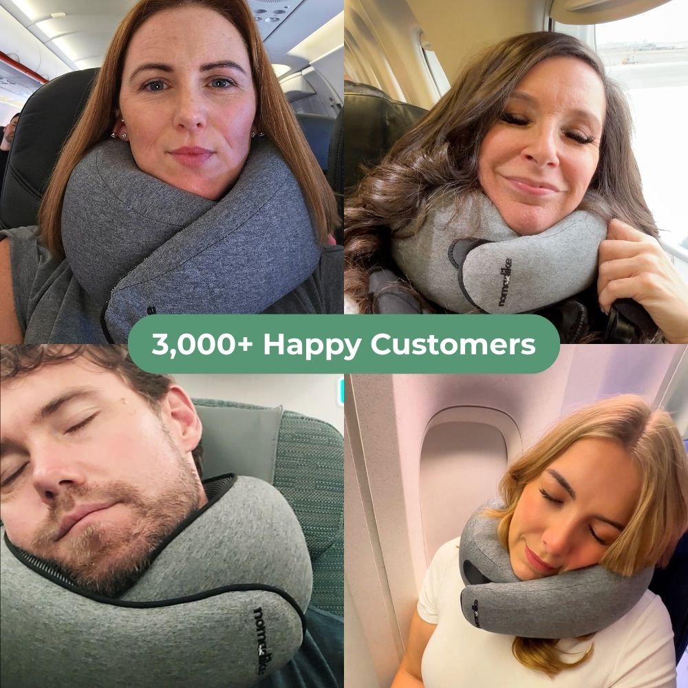 NOMAREST | Memory Foam Travel Pillow - Nomadike